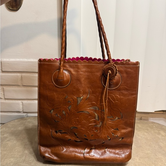 Patricia Nash Cavo Leather Tote Bag - Picture 1 of 6